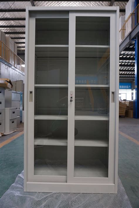 glass and steel cabinet|sliding glass door cabinet.